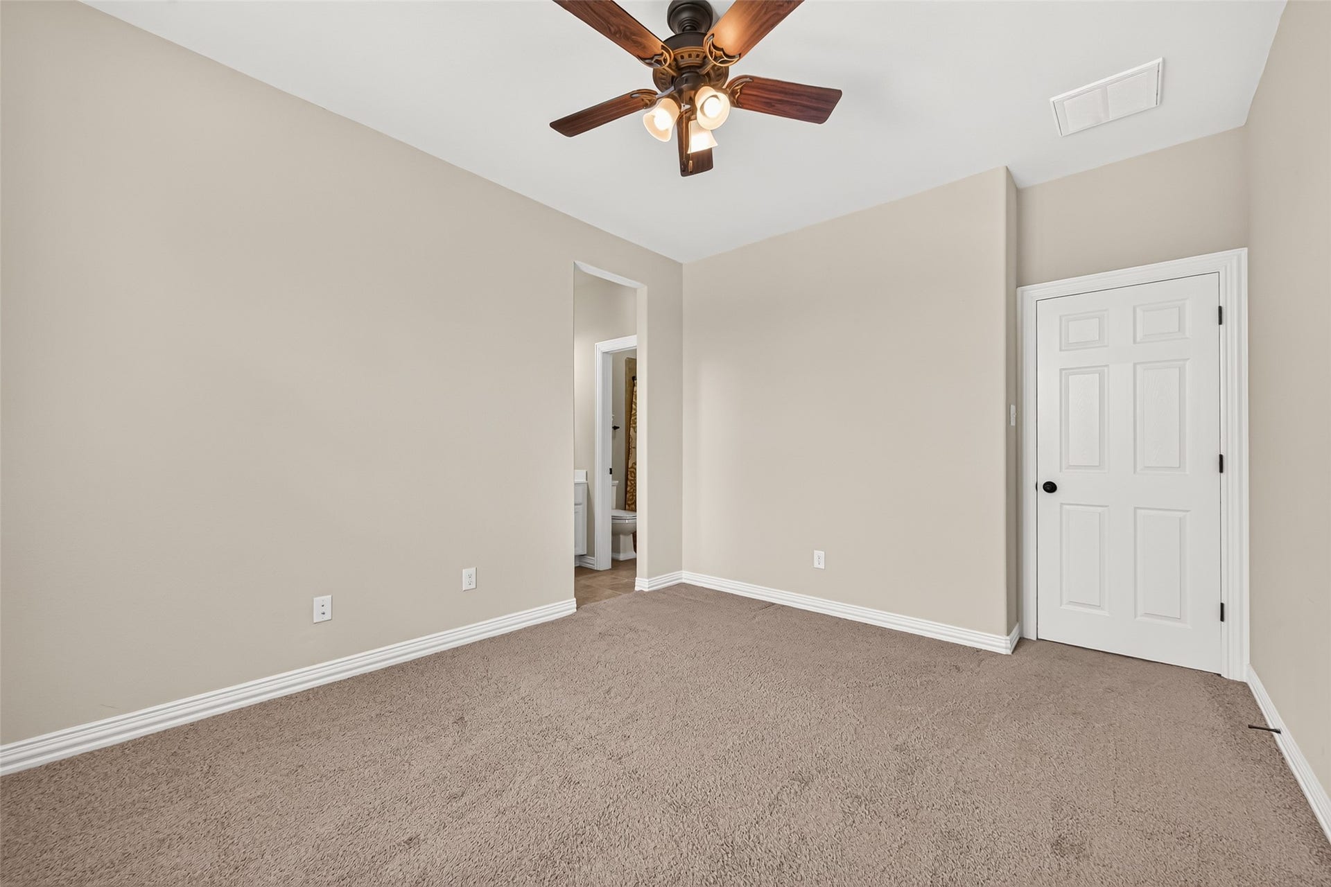 Bedroom with closet