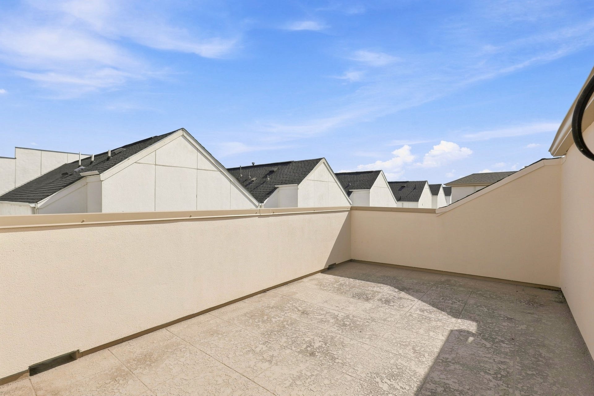 Private rooftop terrace offering additional outdoor space for relaxing or entertaining.