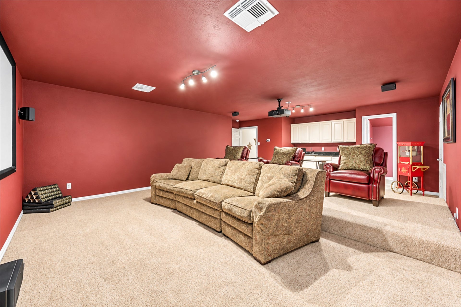 28019 Longspur Drive, Katy, TX 77494 Media room for 7 family members.