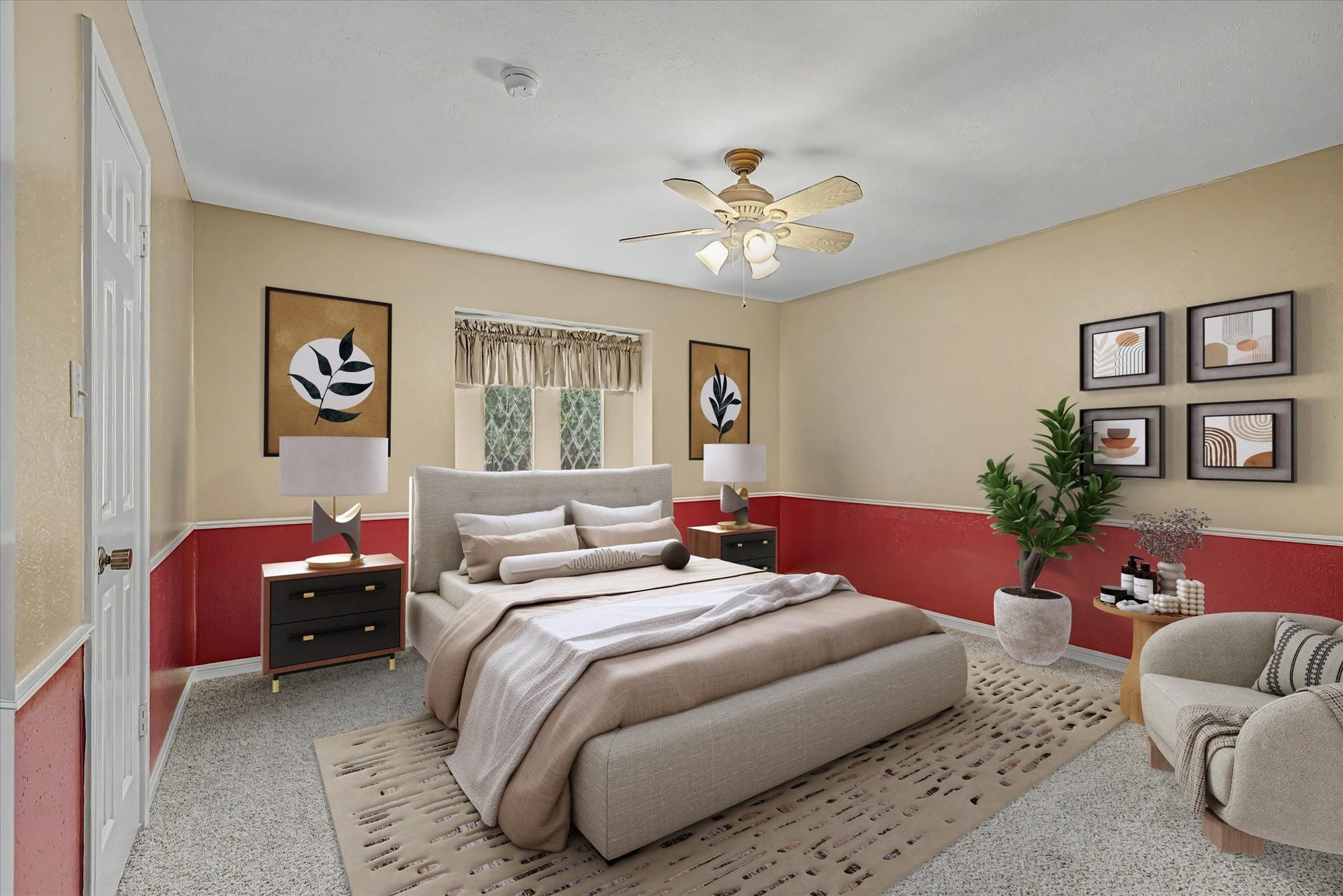 16215 N Greenfield, Spring, TX 77379 Secondary bedroom virtually staged