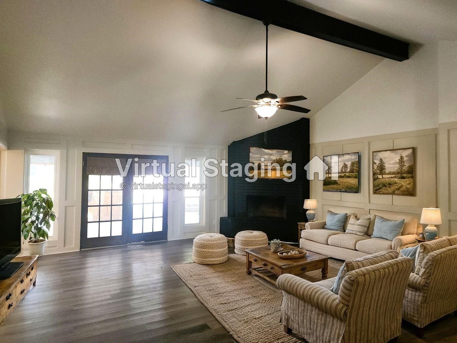557 Fm 2693 Road E, New Waverly, TX 77358 Virtually staged to show you a furniture placement option.