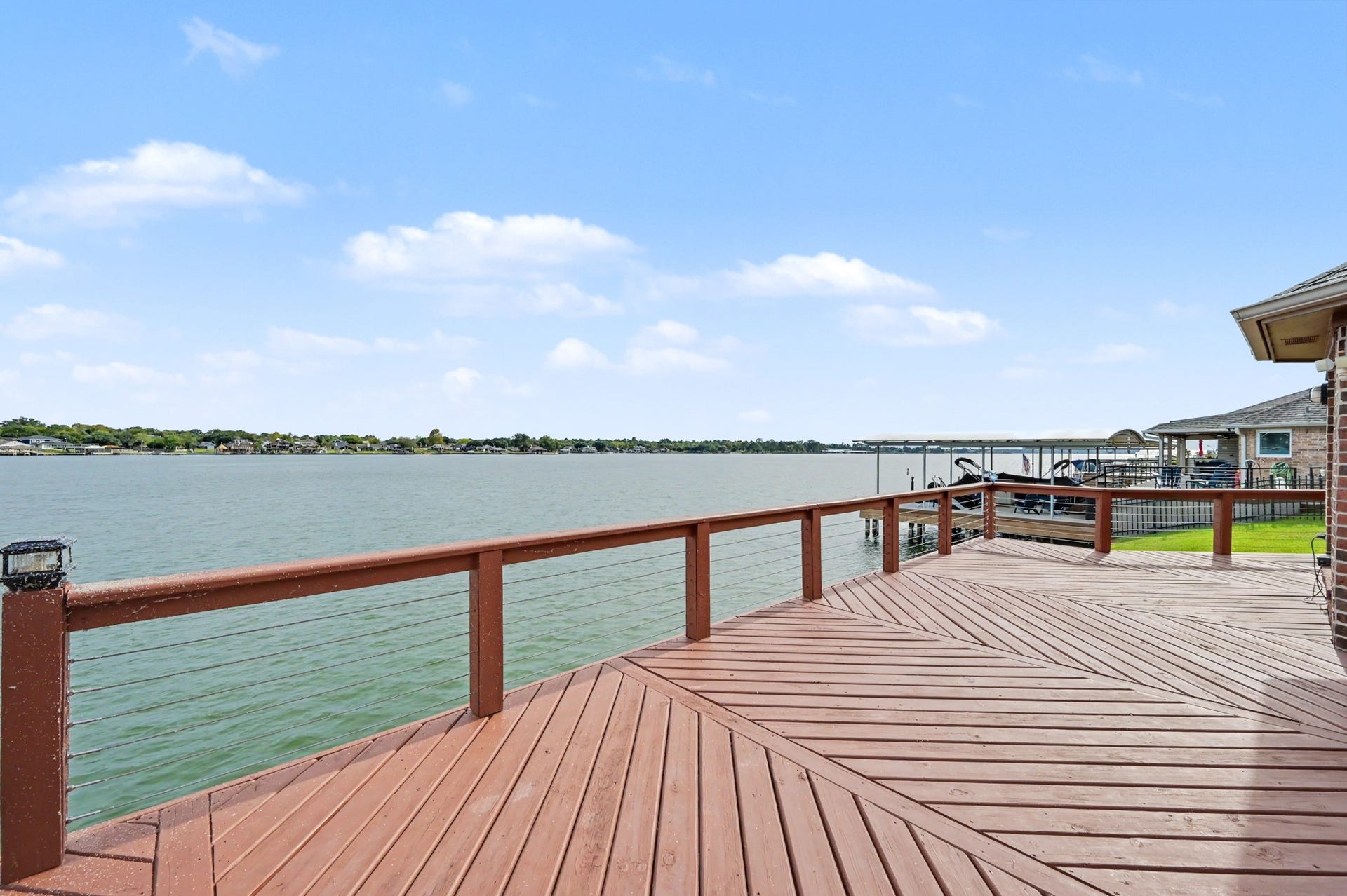 12842 Pelican Island Drive, Willis, TX 77318 Gorgeous Open-Water Views!