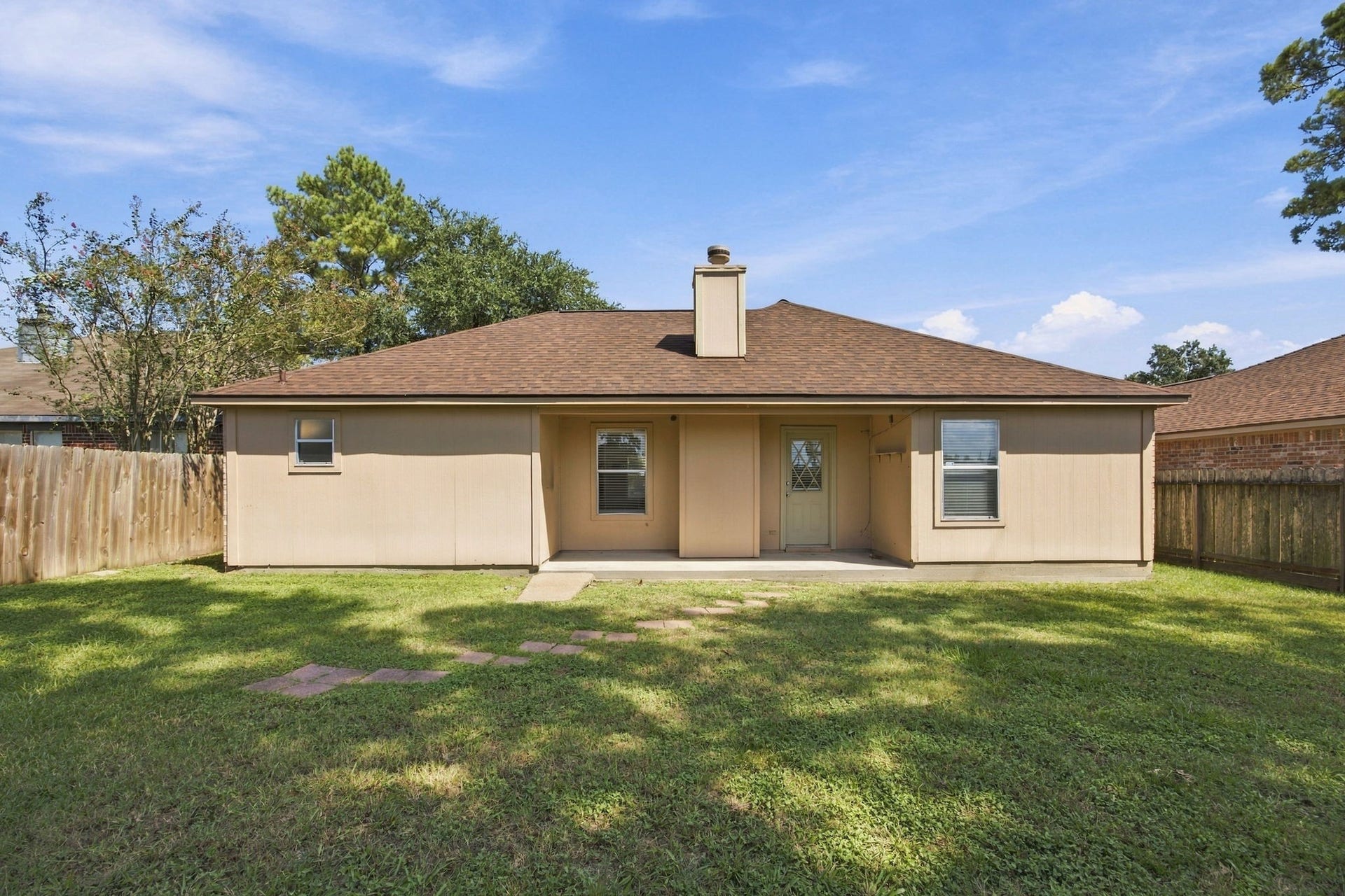 23619 Summer Pine Drive, Spring, TX 77373 Enjoy the outdoors in your shaded backyard to relax and unwind.