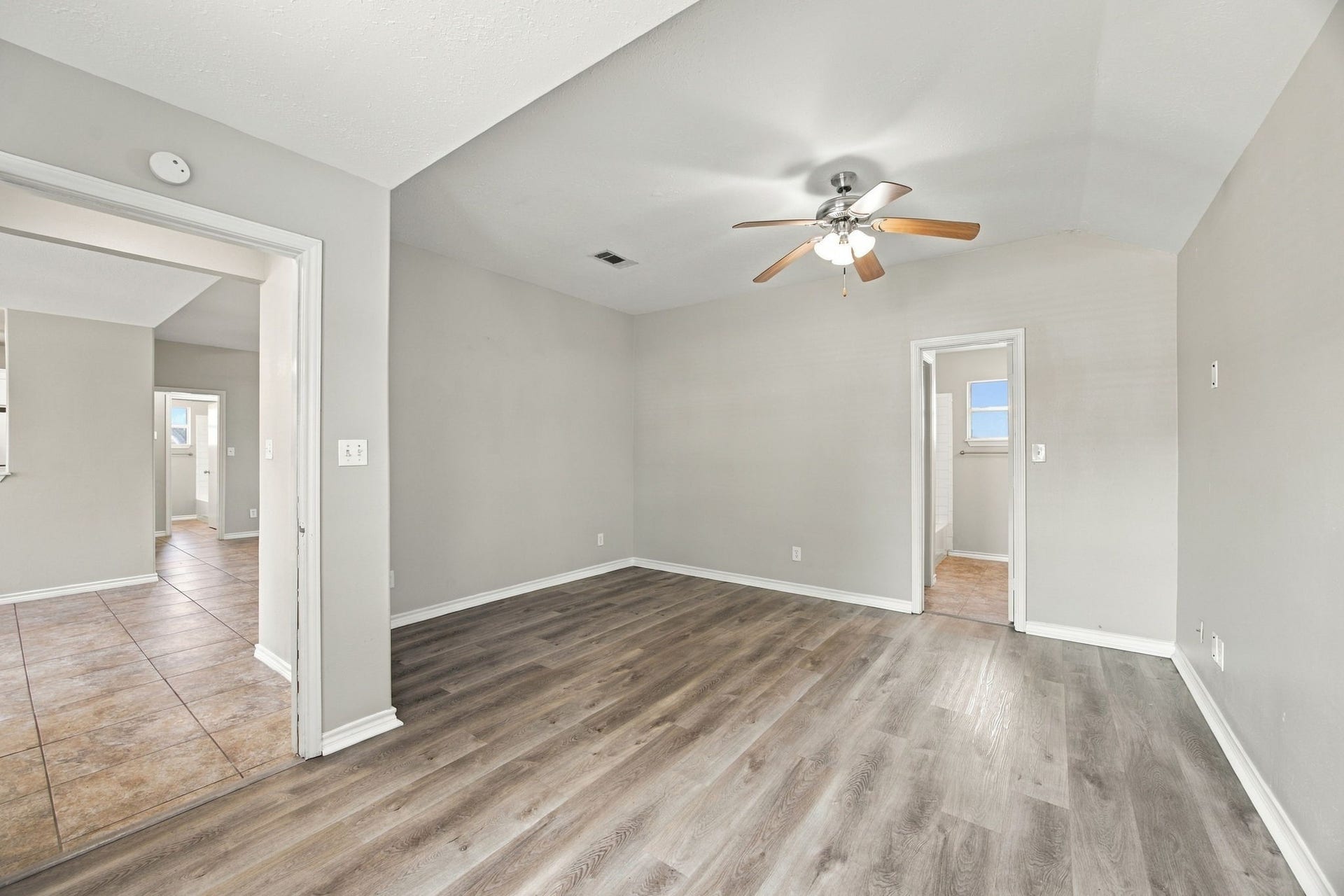 23619 Summer Pine Drive, Spring, TX 77373 Another view of the master bedroom looking onto the adjacent living and dining spaces.
