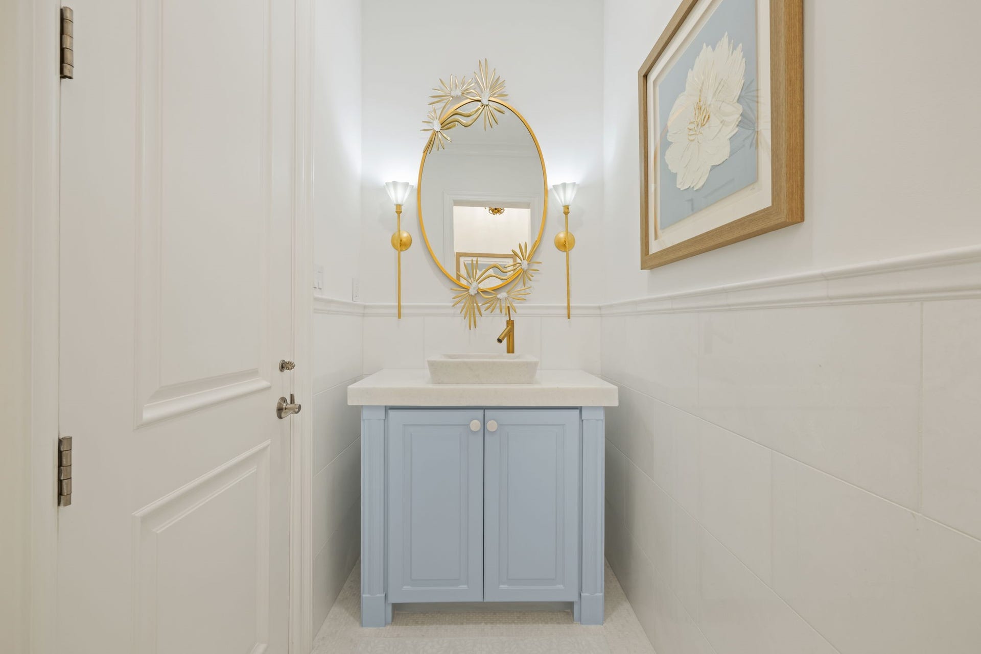 2 Georgian Row, The Woodlands, TX 77380 First floor powder room.