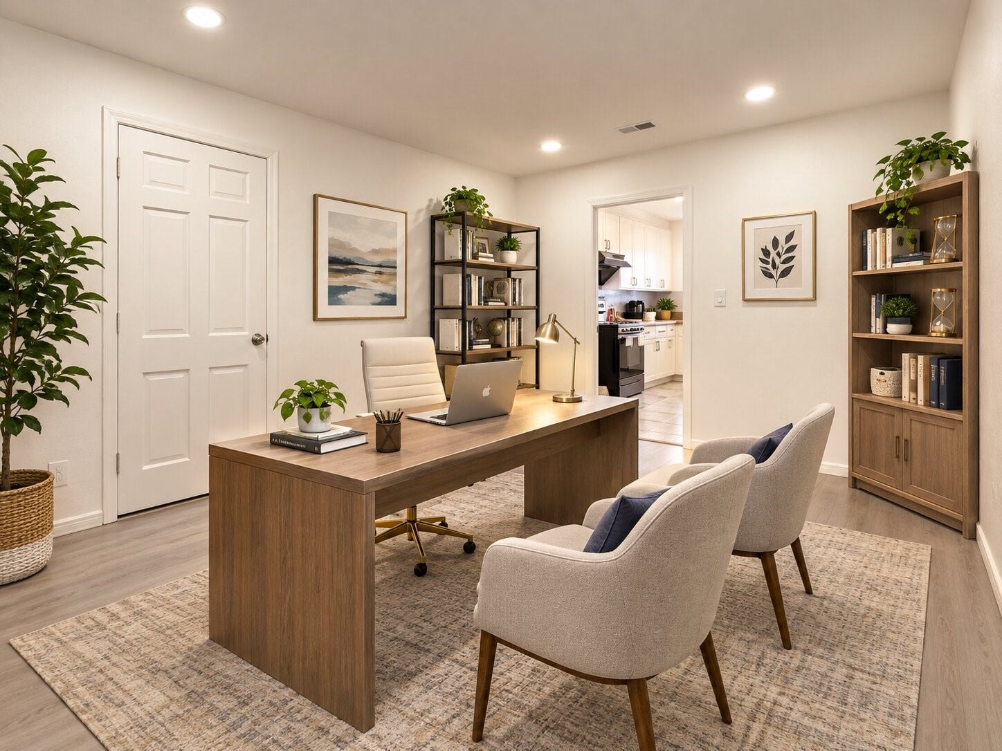 8210 Buffalo Speedway, Houston, TX 77025 digital staged home office