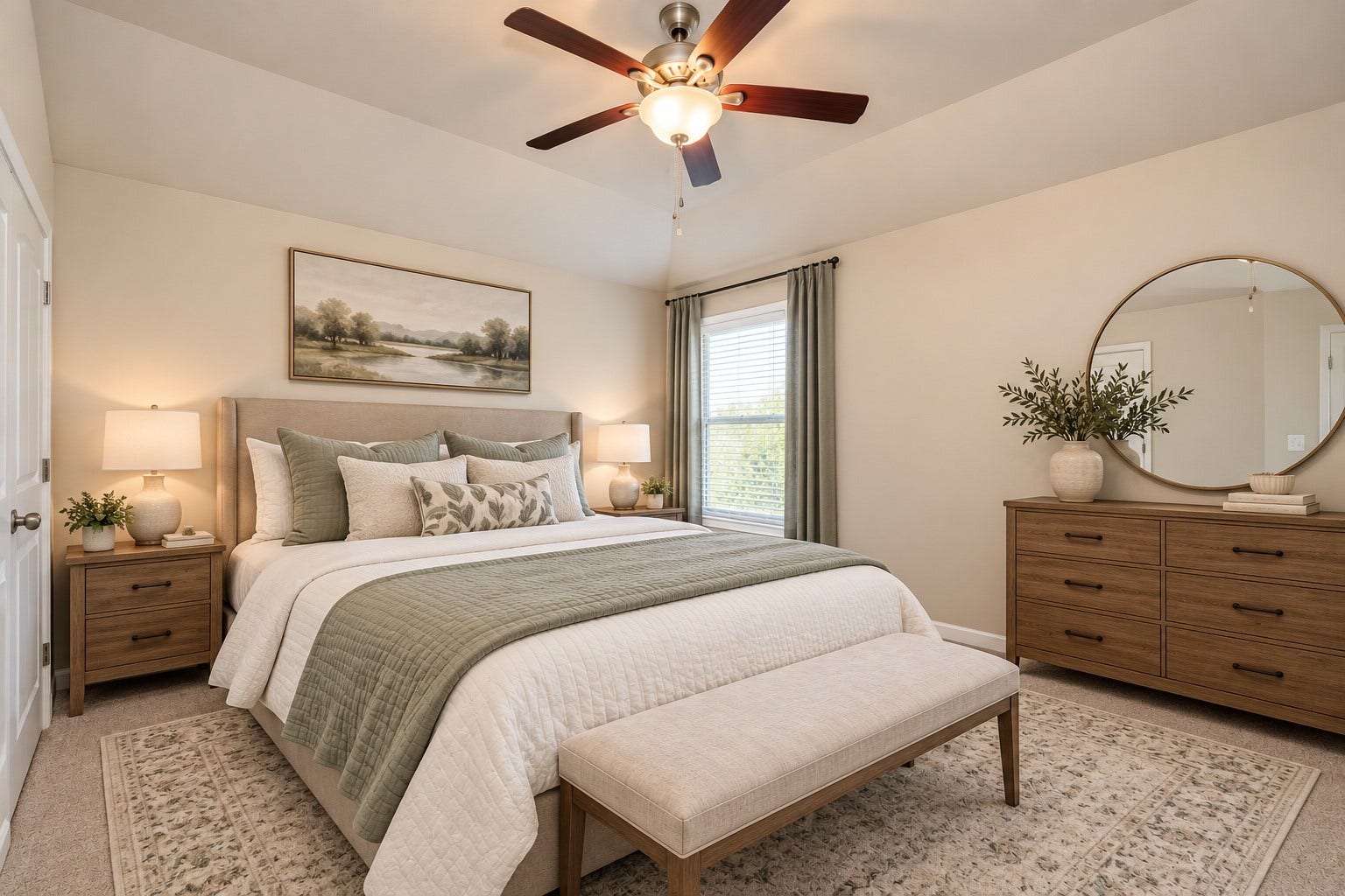 17634 Yorkhill Court, Richmond, TX 77407 Bedroom #4 upstairs - makes a great Guest Room. *Virtually Staged