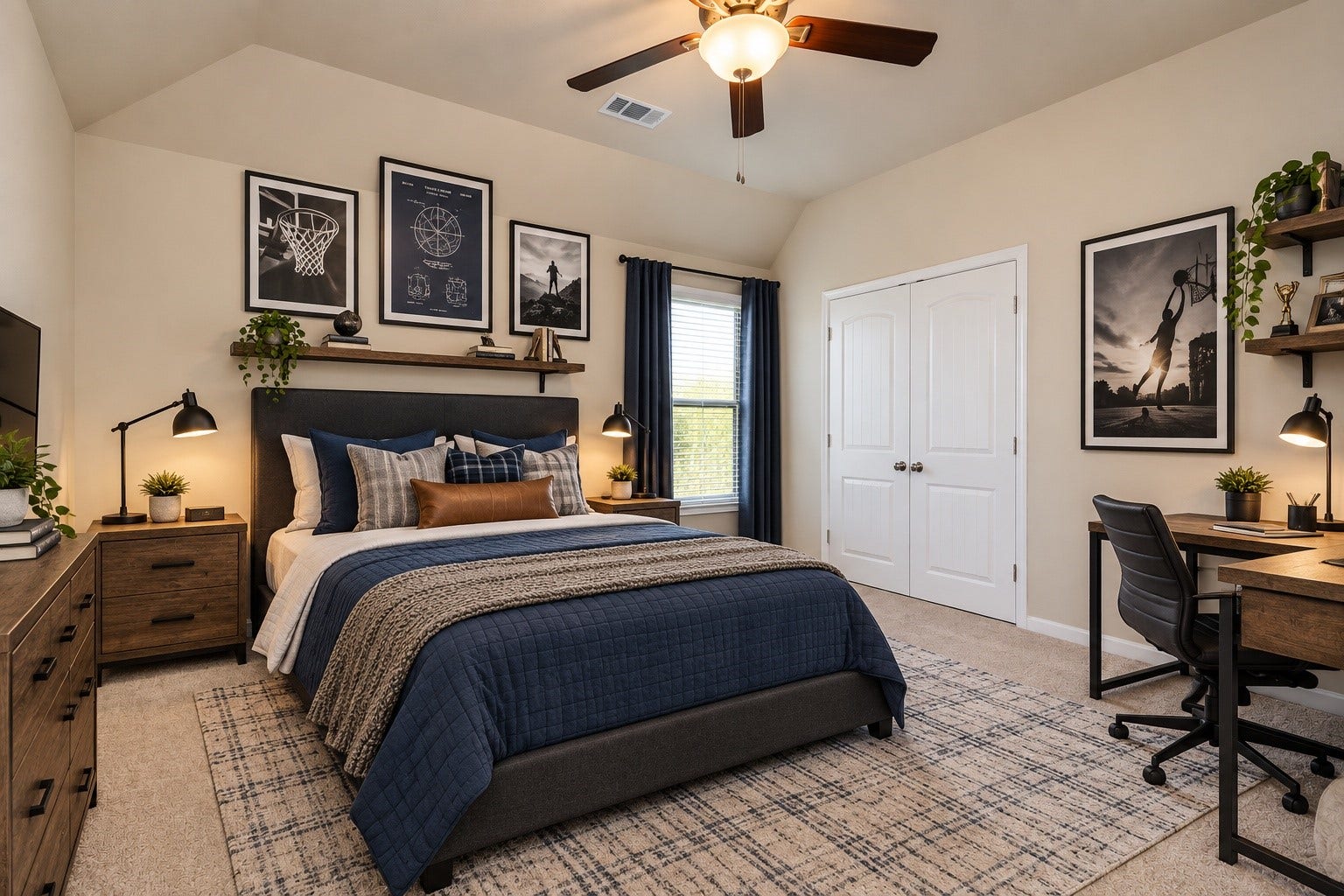 17634 Yorkhill Court, Richmond, TX 77407 Bedroom #3 upstairs. *Virtually Staged