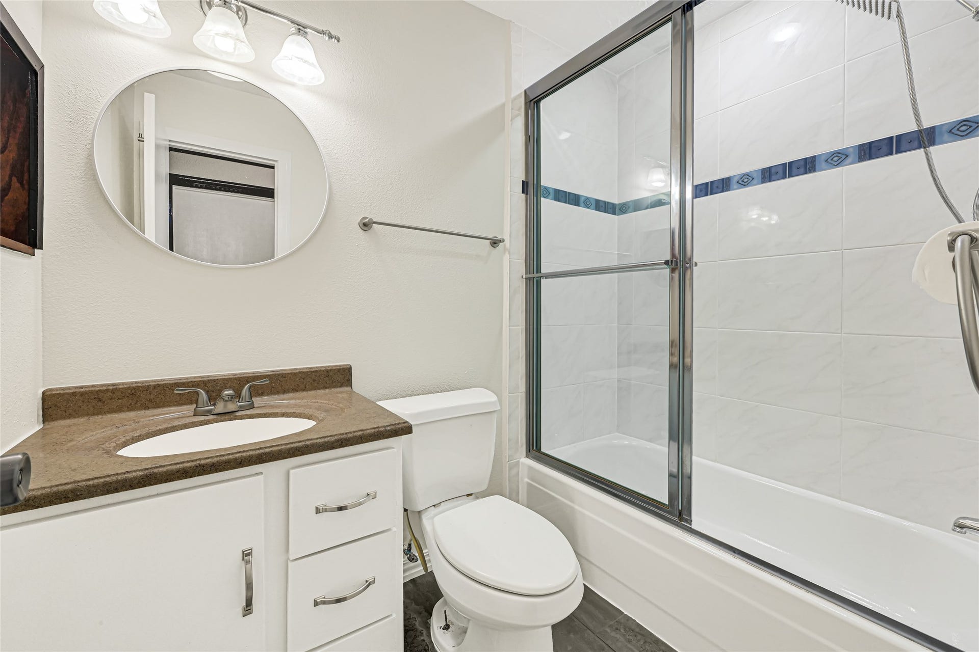 Hallway bathroom