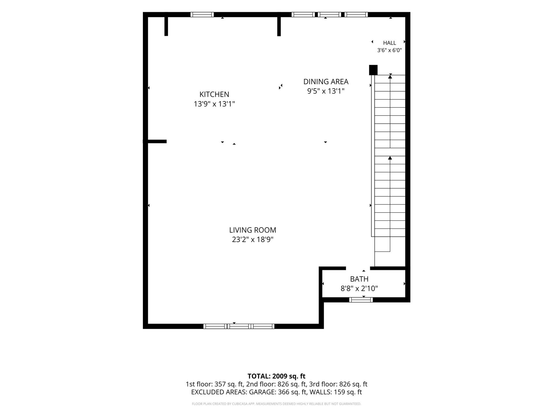 3309 Jefferson Street, #C, Houston, TX 77003 3309 Jefferson Court #C second-floor plan