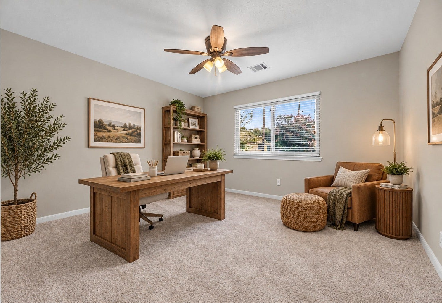 7426 Foxton Place Court, Houston, TX 77095 A little inspiration goes a long way! Virtually staged to highlight its potential, this versatile study offers plenty of possibilities for a stylish home office, creative workspace or quiet retreat tailored to your needs.