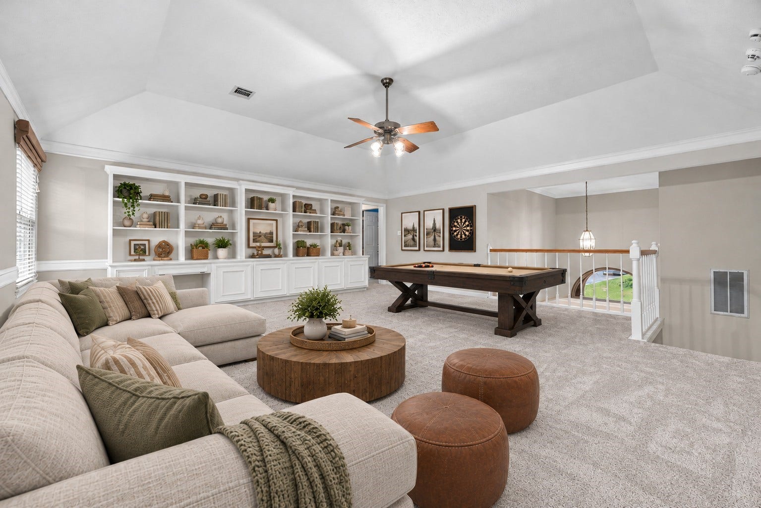 7426 Foxton Place Court, Houston, TX 77095 Virtually staged to showcase just one countless options, this versatile game room offers plenty of potential to create a fun, inviting space for games, hobbies, entertaining or simply relaxing.