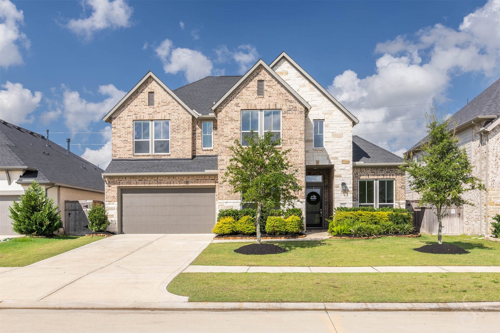 Built in 2024, this exceptional Cross Creek Ranch home offers 4 bedrooms, 3.5 baths and a 3-car garage on a desirable greenbelt lot. Striking architectural lines and timeless brick-and-stone finishes give the home a commanding modern presence.