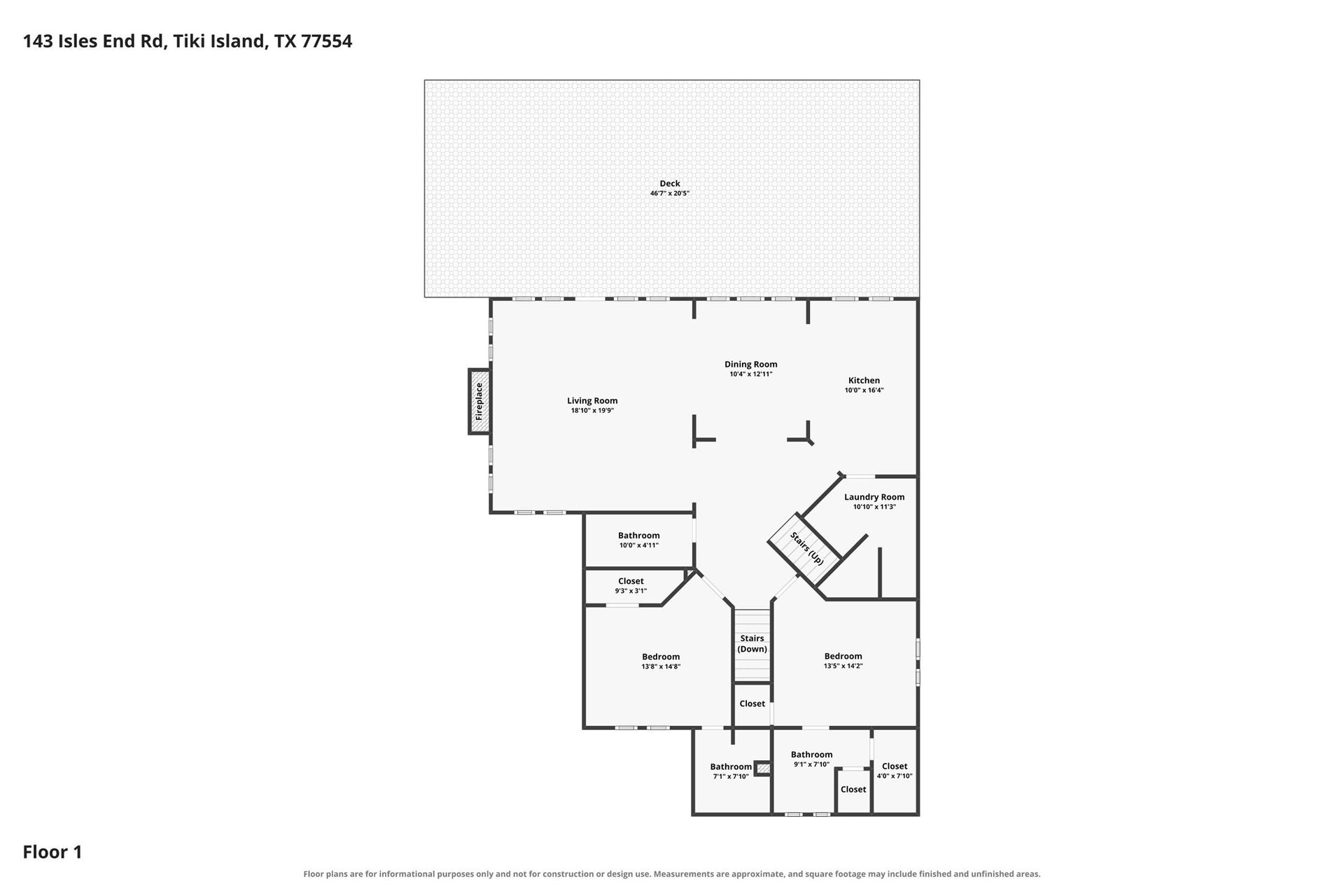 143 Isles End Road, Tiki Island, TX 77554 143 Isles End Road, Tiki Island, TX 77554