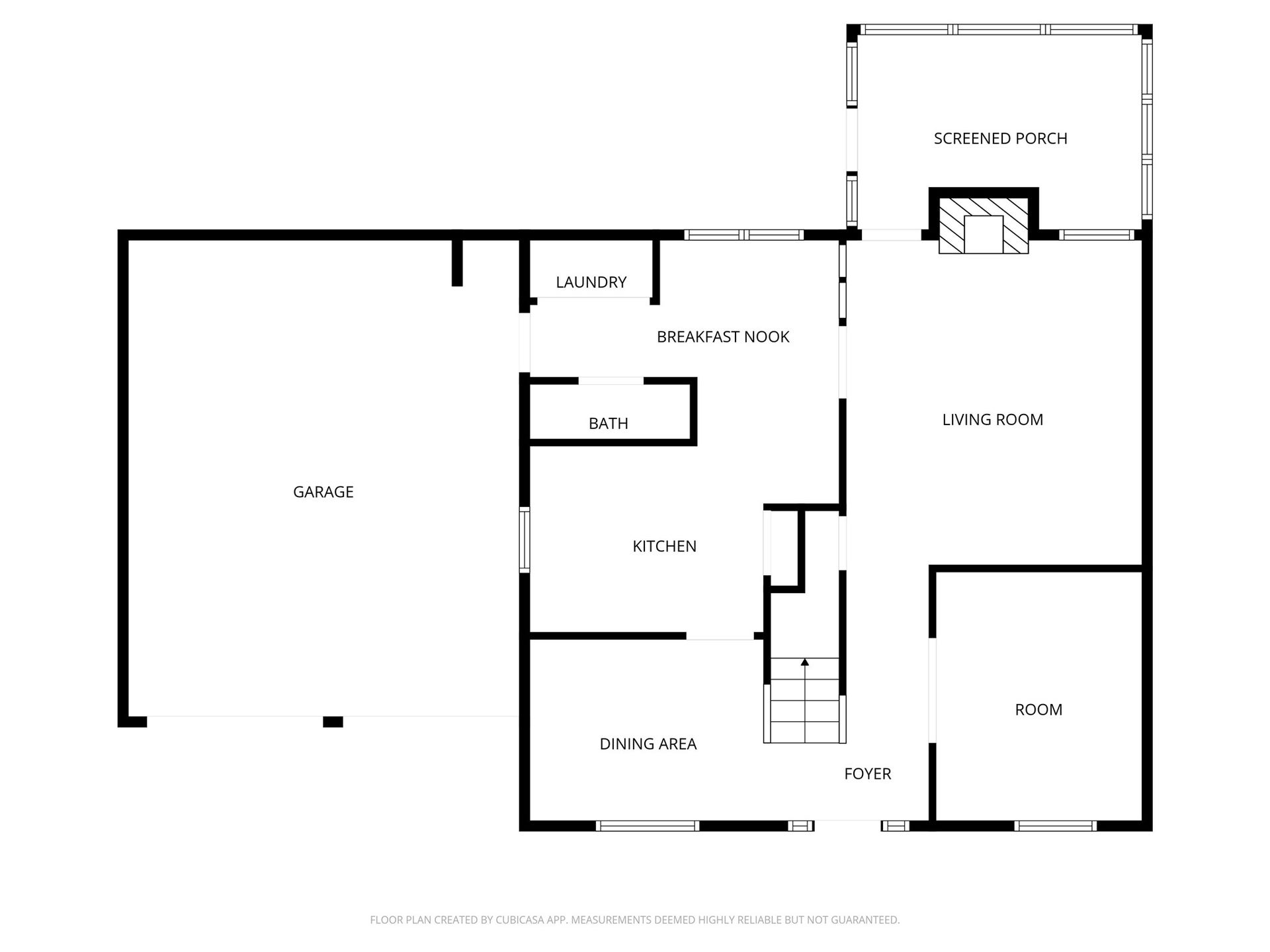 10 E Broken Oak Court, Spring, TX 77381 First level floor plan.