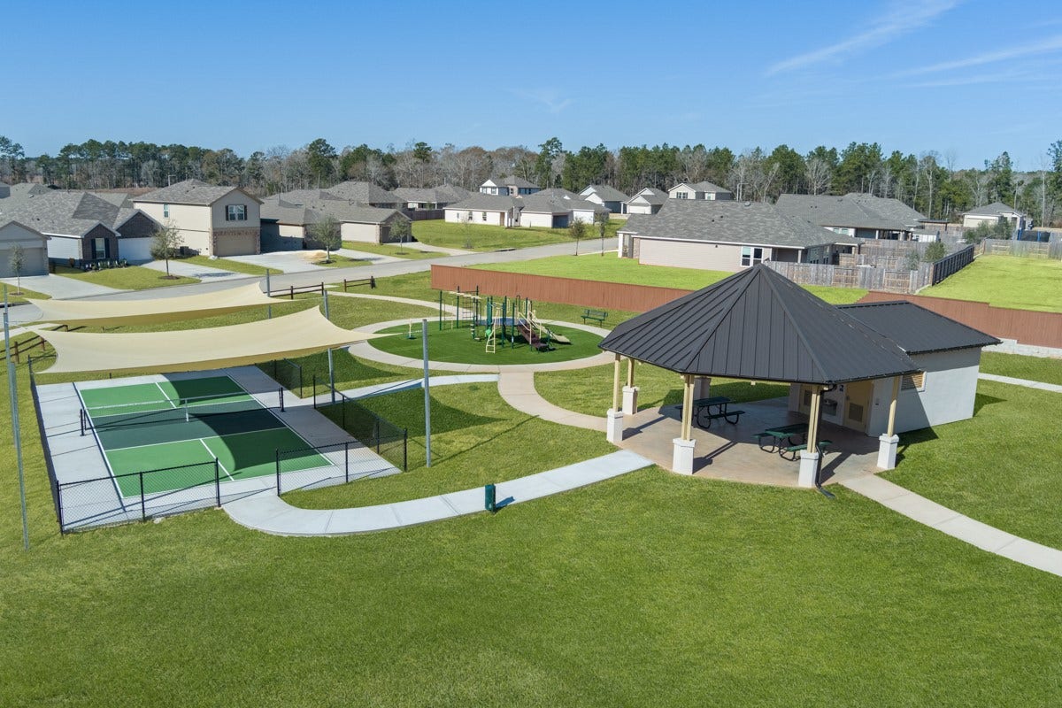 10160 Maple Cove Lane, Willis, TX 77378 Grace Community has a community playground, covered open-air pavilion and pickle ball courts.