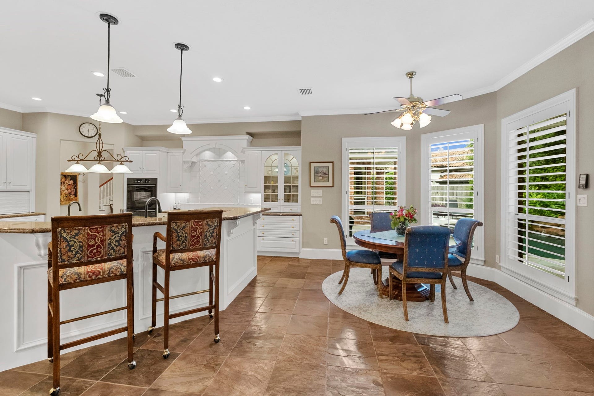 7 Silverloch Court, Sugar Land, TX 77479 Gorgeous views from the Kitchen and Breakfast area
