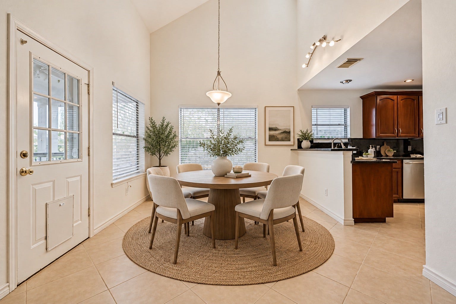 914 Chase Creek Circle, Bacliff, TX 77518 Virtually staged breakfast area