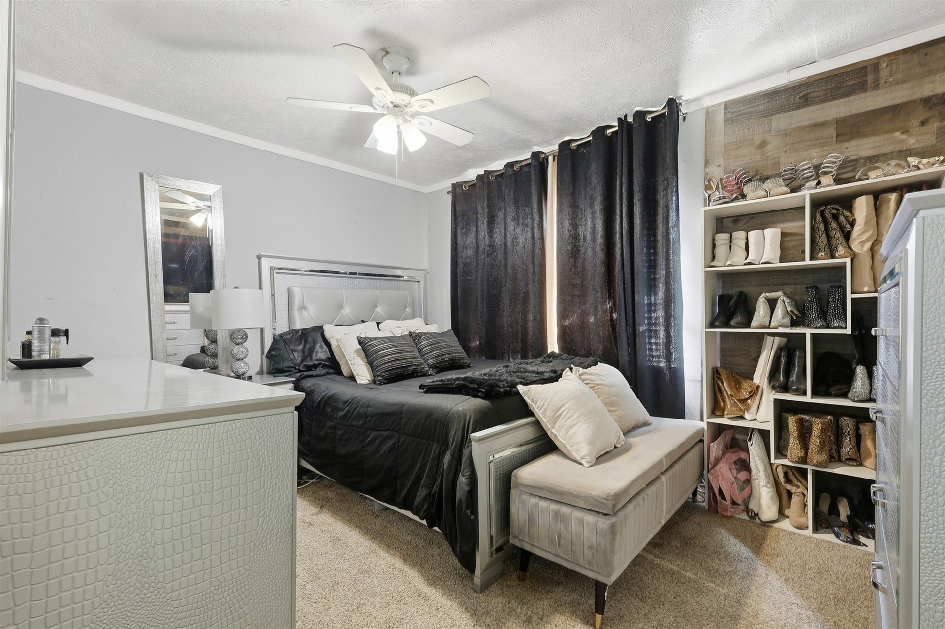 2205 Strawberry Road, Pasadena, TX 77502 One of the private bedrooms at the back portion of the house.
