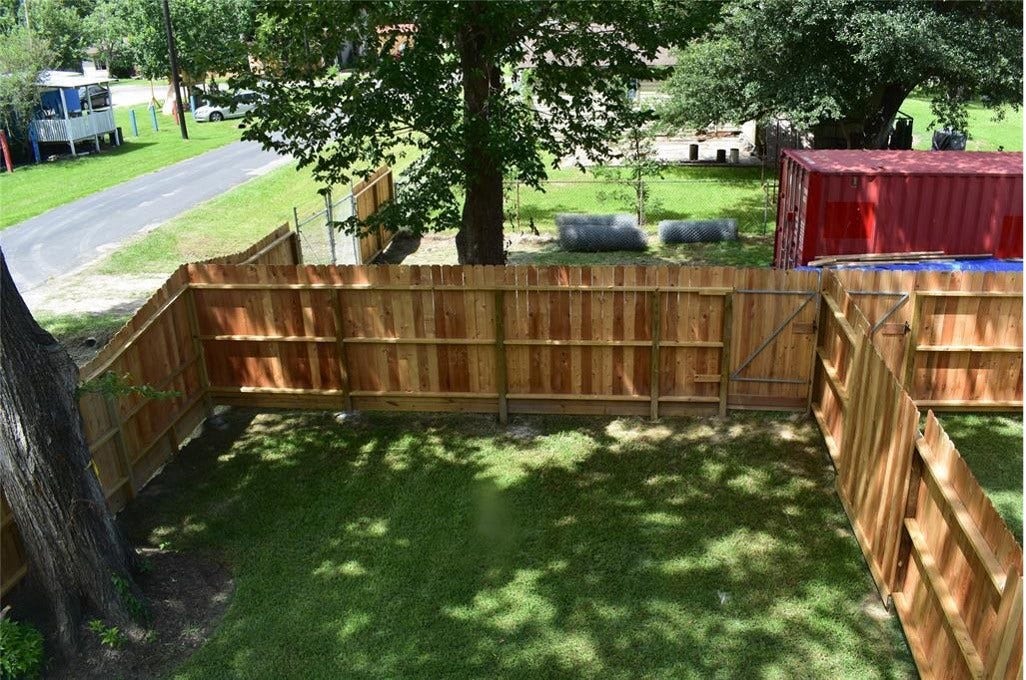 1030 Perkins Drive, Bacliff, TX 77518 Private Patio- Illustration purpose only