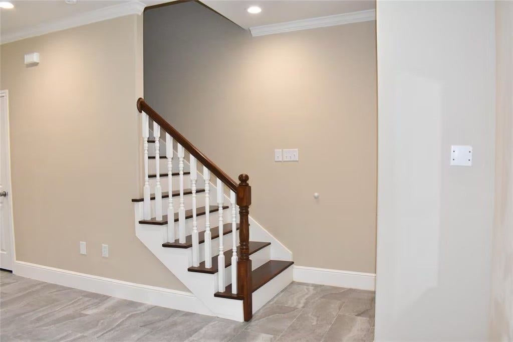 1030 Perkins Drive, Bacliff, TX 77518 Staircase- Illustration purpose only