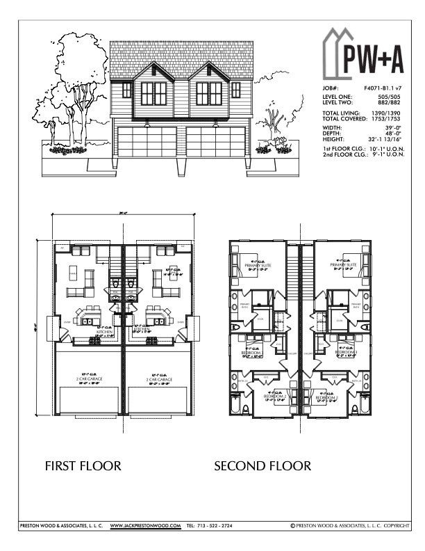 3326 Anita, #B, Houston, TX 77004 Floorplan