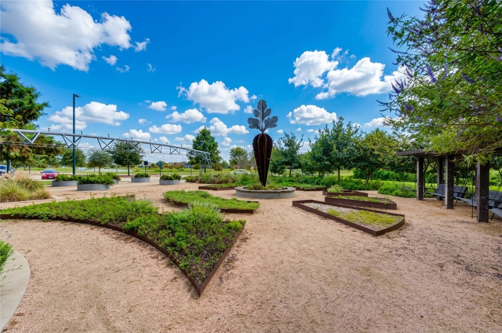 2803 Enriched Enclave Court, Richmond, TX 77406 Harvest Green Amenities - The Village Farm at Harvest Green is a 12-acre working farm at the heart of the community. More than just a
scenic backdrop, its an interactive space where residents can learn, volunteer, and enjoy participating in agricultural experiences that highlight sustainability.