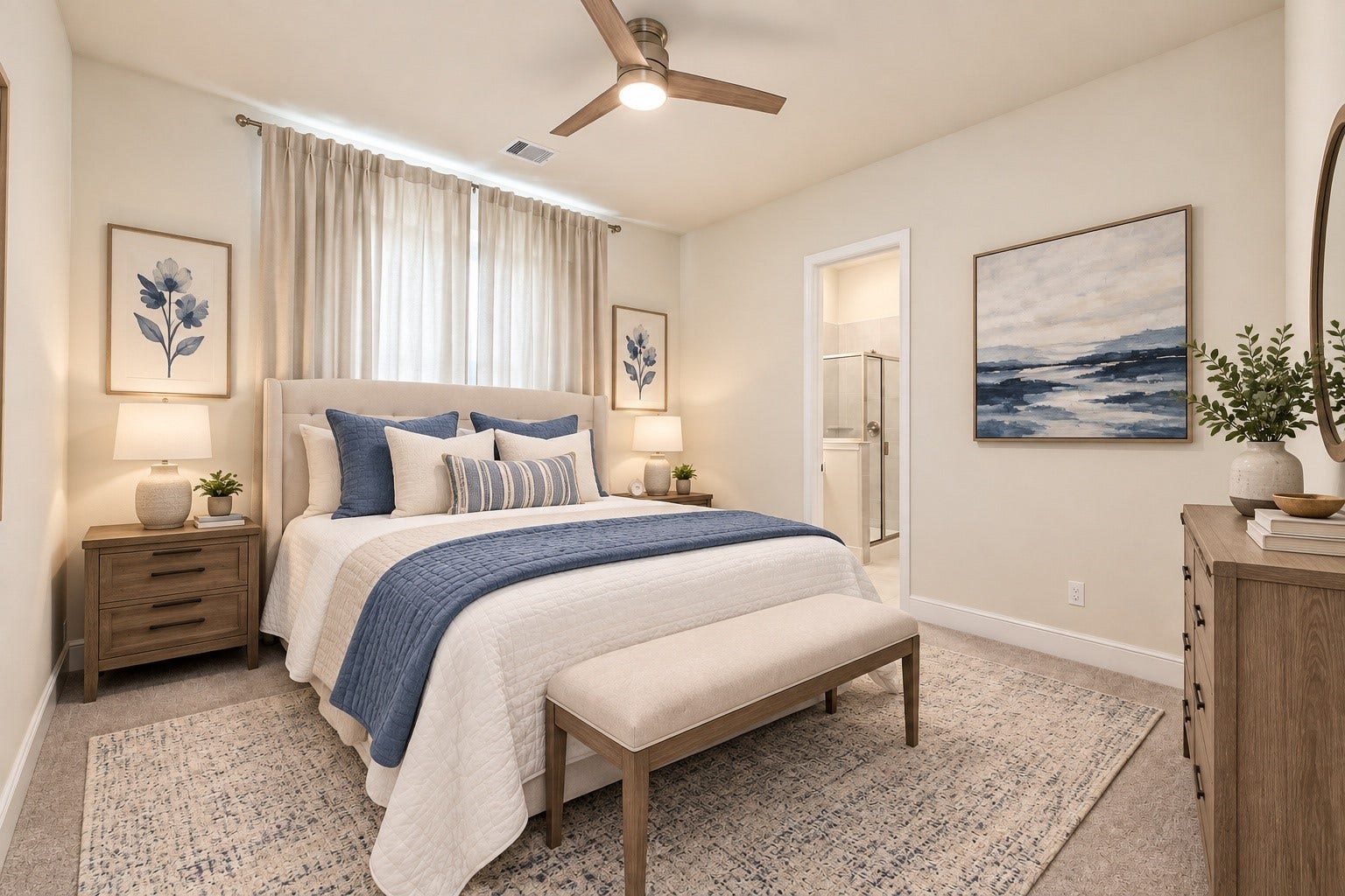 2803 Enriched Enclave Court, Richmond, TX 77406 Virtually staged Secondary bedroom #2.