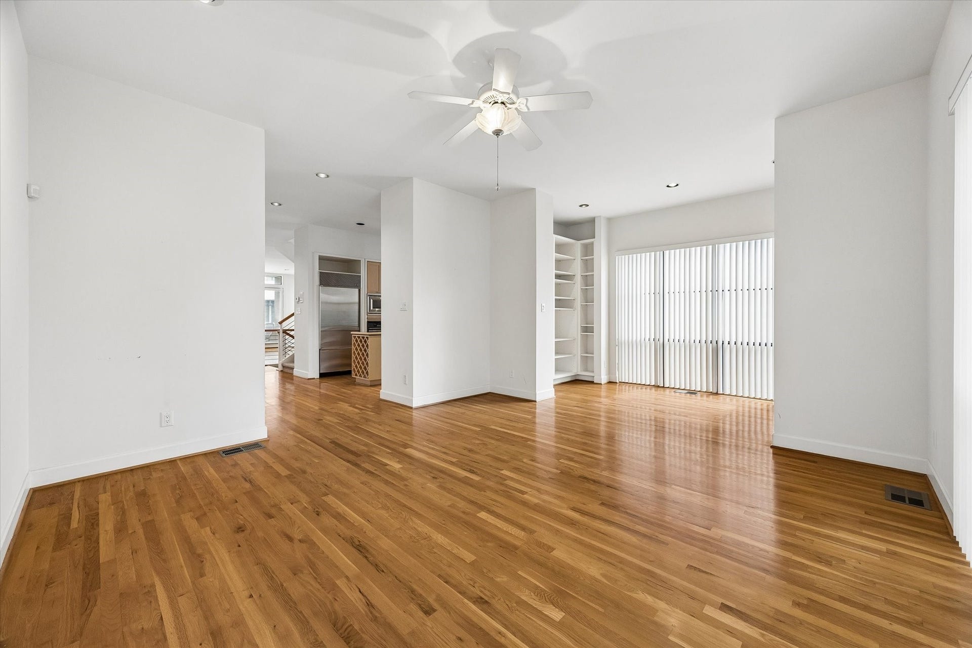 VIEW OF DINING, KITCHEN AND LIVING AREAS... YES BEAUTY IN EVERY AREA.