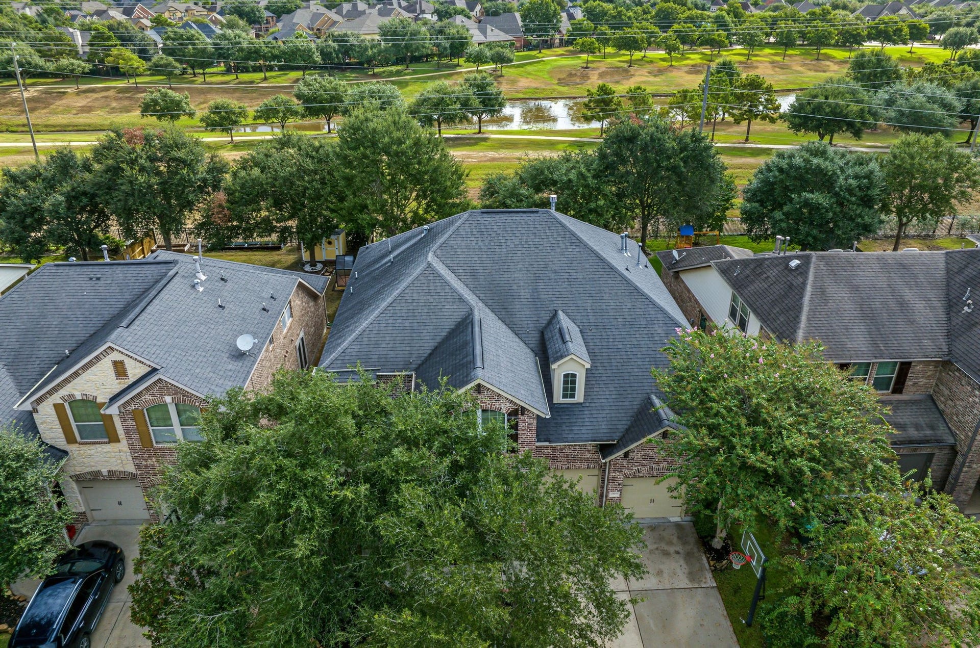 Now you can see, what is NOT behind the house! Truly a green space with wonderful water views!