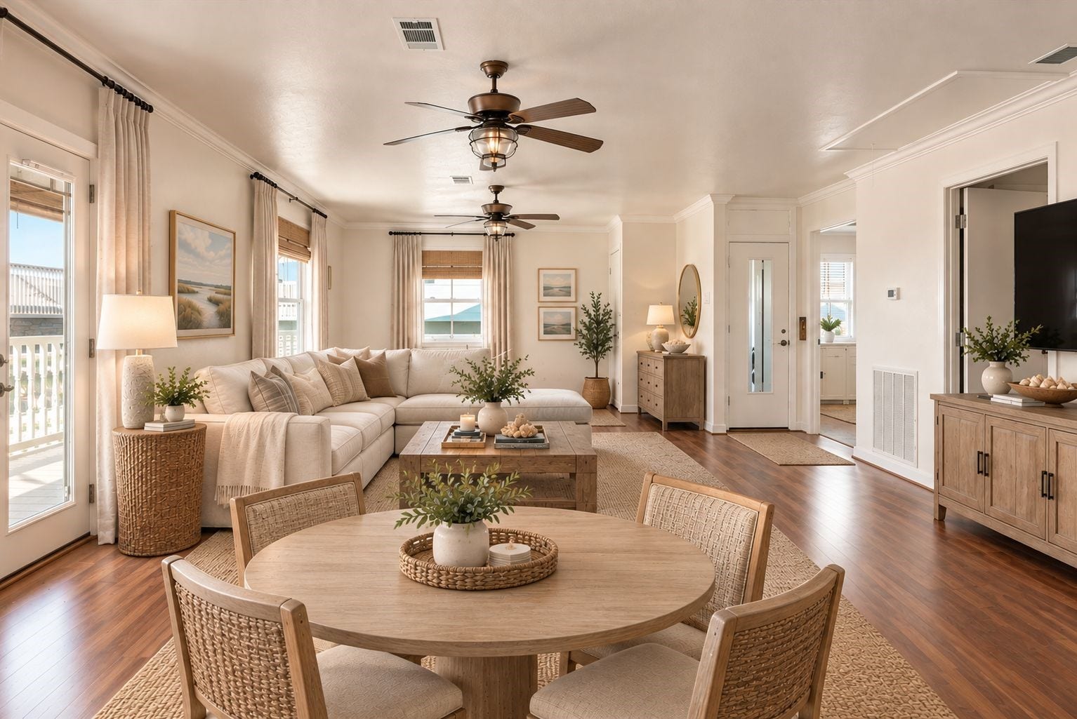 1172 Sailfish Street, Hitchcock, TX 77563 Upstairs Living Space - virtually staged