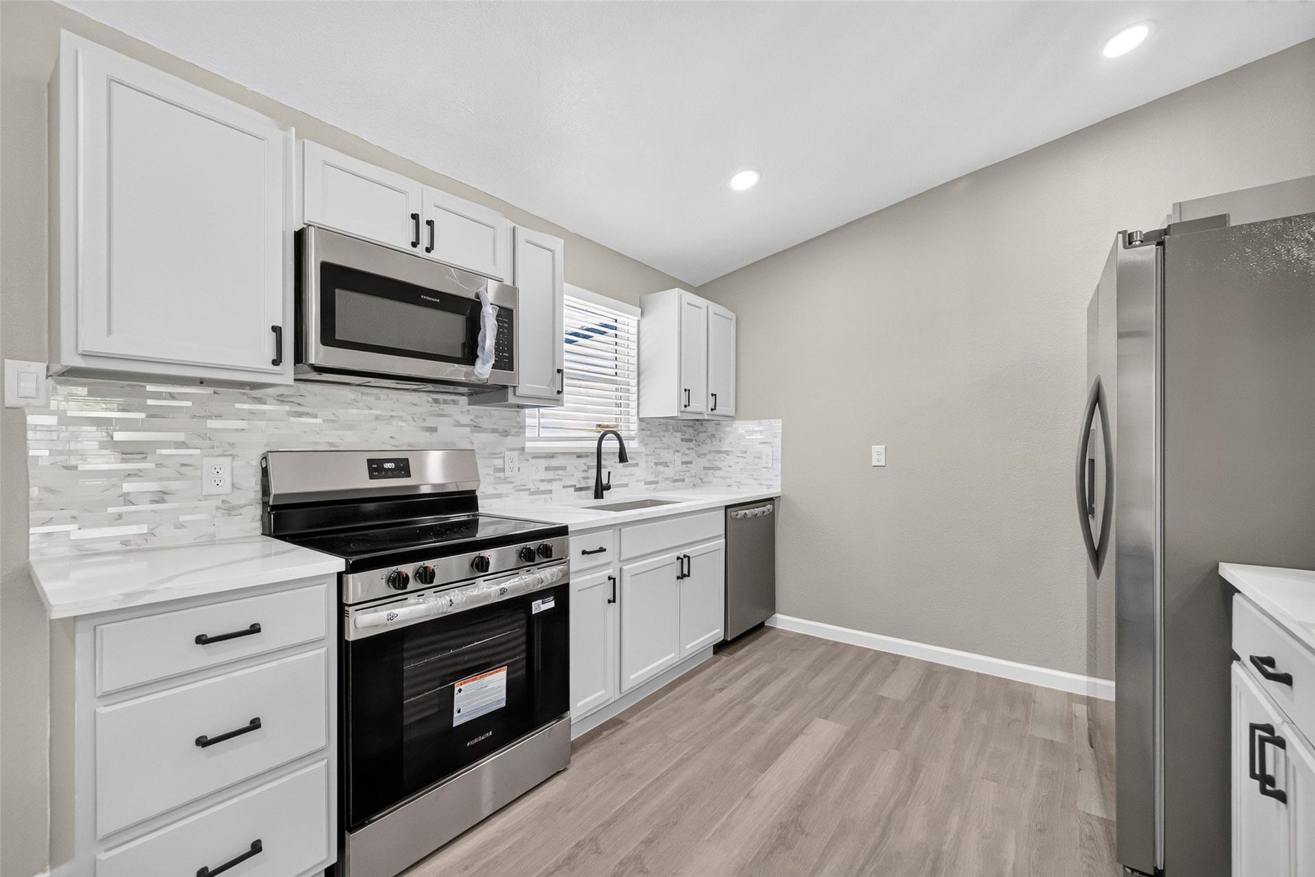 1302 Appomattox Drive, Texas City, TX 77591 View of kitchen with stainless steel appliances included
