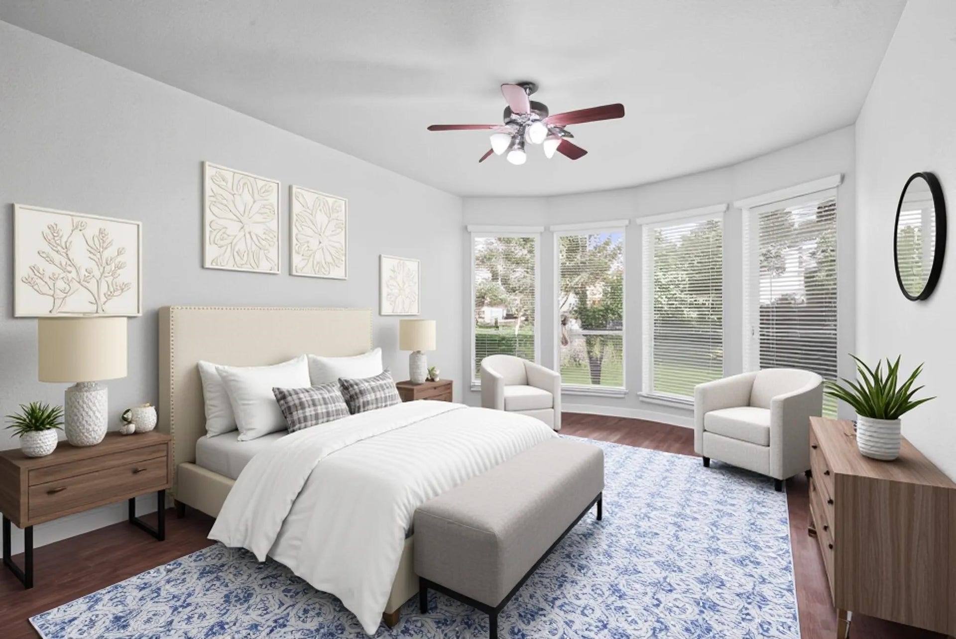 9819 St Romain Drive, Katy, TX 77494 Virtually staged primary room.