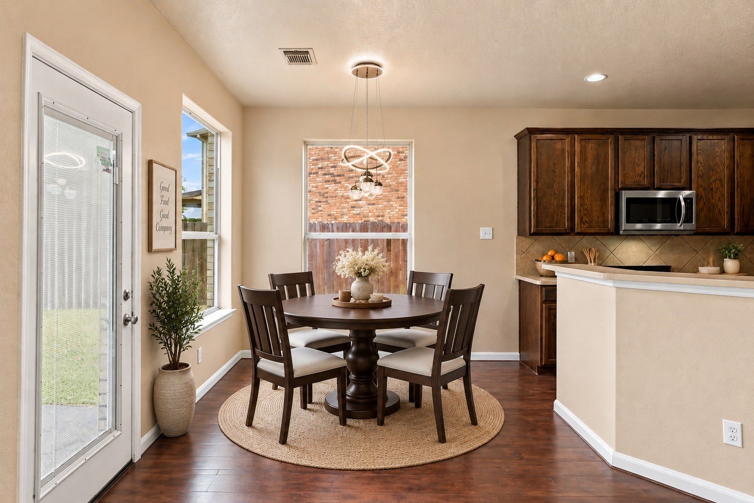 11107 Canyon Crossing Lane, Richmond, TX 77406 Breakfast AreaVirtually Staged