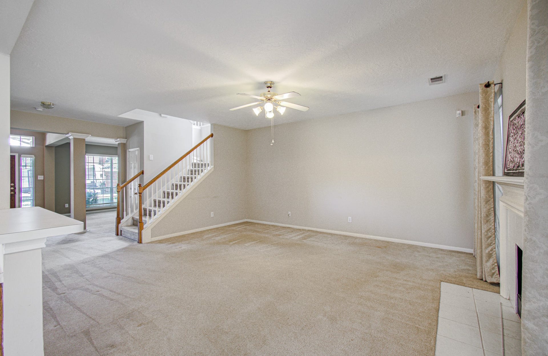 10003 Briarpark Trail Lane, Houston, TX 77064 Imagine yourself fireside in the cozy family room.