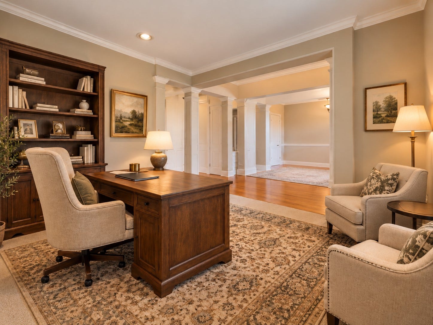 10003 Briarpark Trail Lane, Houston, TX 77064 Virtually Staged Study.