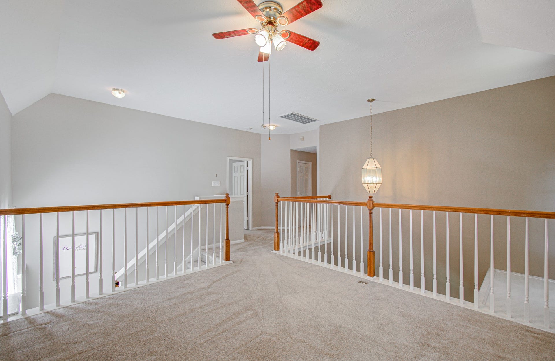 10003 Briarpark Trail Lane, Houston, TX 77064 Spacious upstairs game room provides a flexible gathering space for movie nights, games or simply relaxing, with an open view overlooking the downstairs foyer.