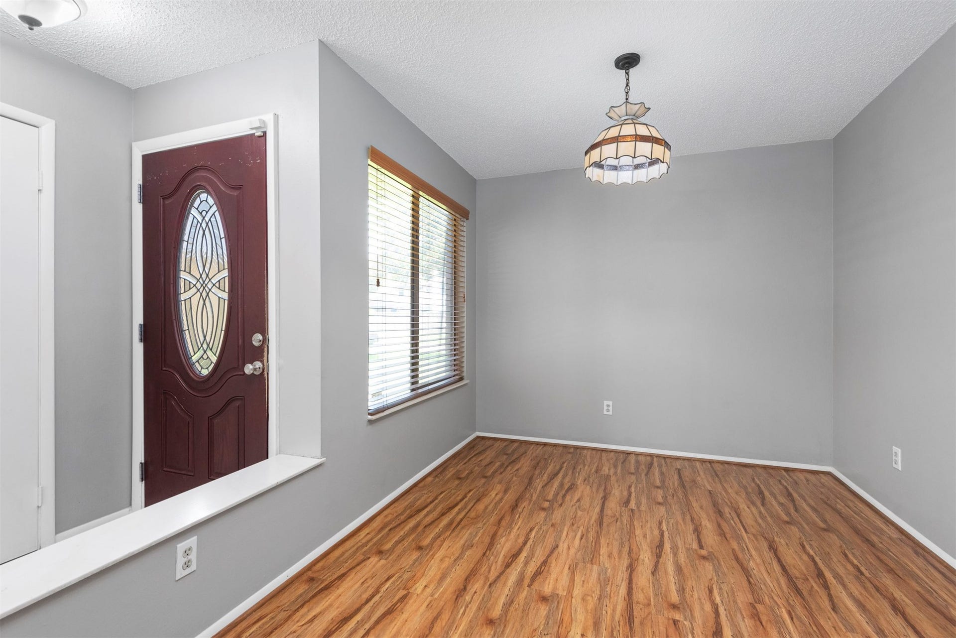 The large dining area is great for casual or formal dining.  This would also make a great office space.