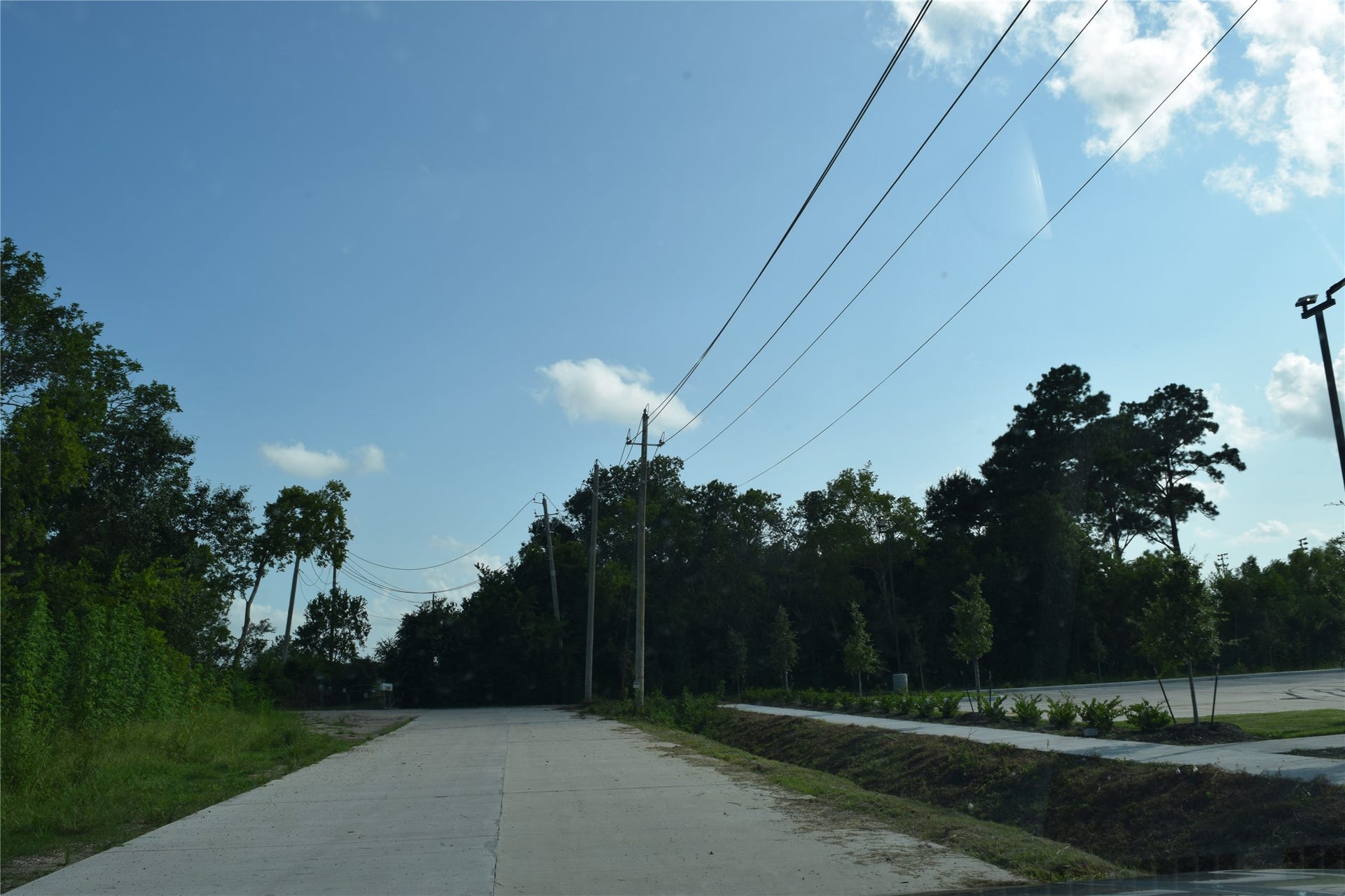 2304 Old Road, Friendswood, TX 77546 Looking down Old Road toward property