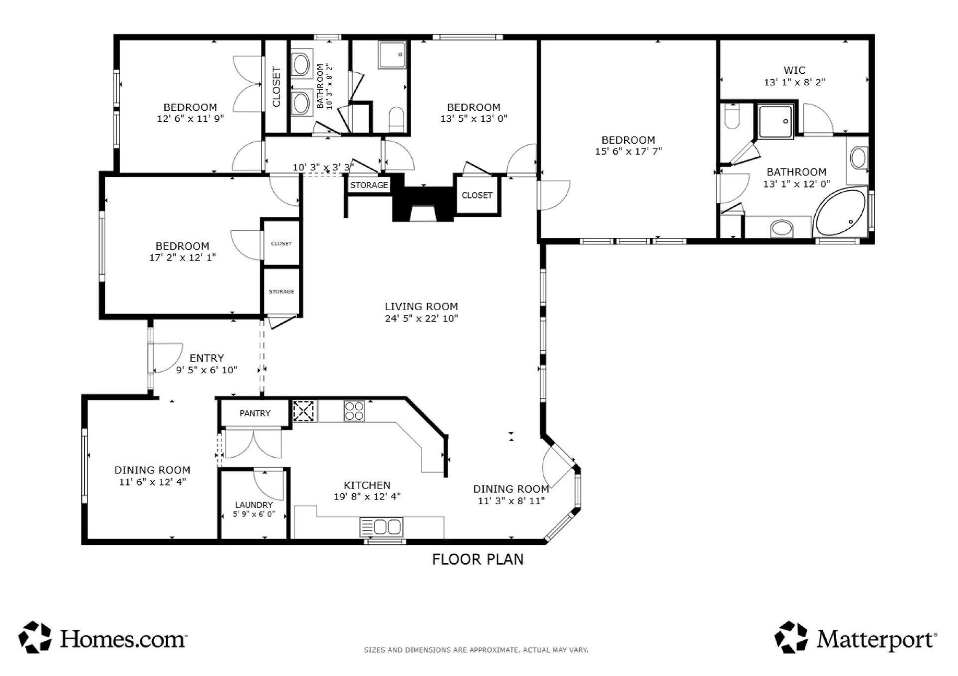 12823 Lady Jane Court, Houston, TX 77044 Floor Plan