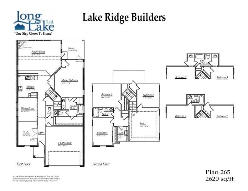 11731 Leafy Laurel Drive, Houston, TX 77066 Plan 265 features 4 bedrooms, 3 full baths, 1 half bath and over 2,600 square feet of living space.