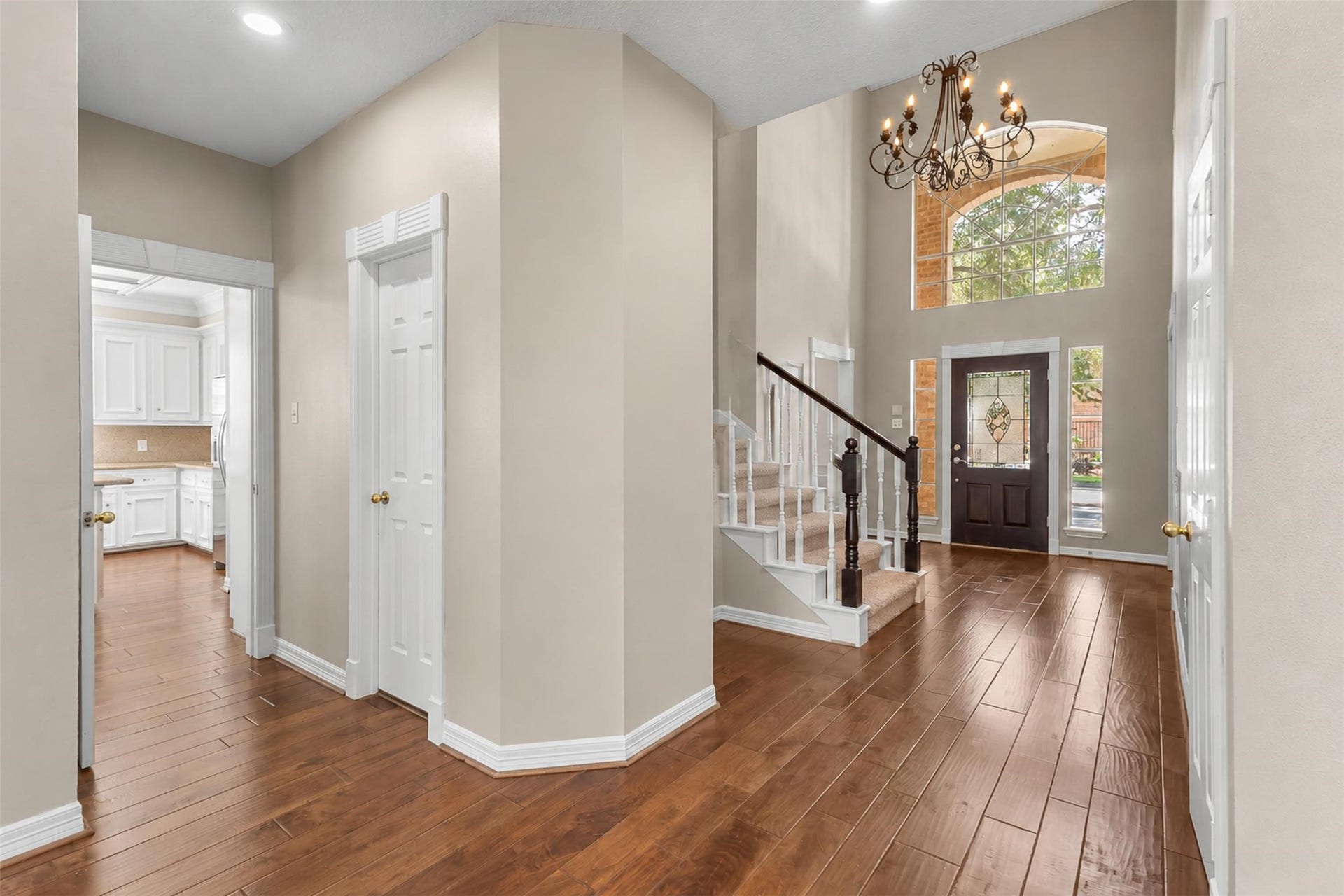 16314 Graven Hill Drive, Spring, TX 77379 Step into a world of sophisticated elegance where a seamless, open-concept floor plan invites you to move effortlessly between living spaces, including the gourmet kitchen and custom detailed features throughout.