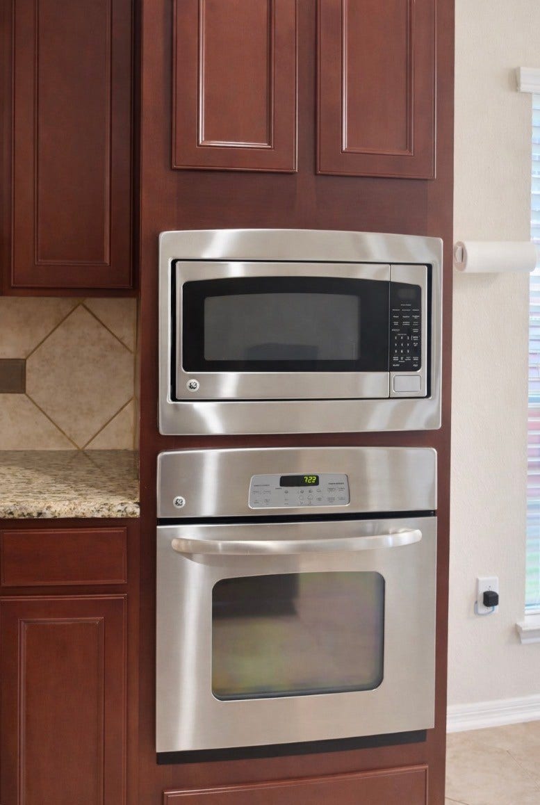 1230 Martinez Court, Friendswood, TX 77546 Wall Unite-stainless steel Microwave and Oven