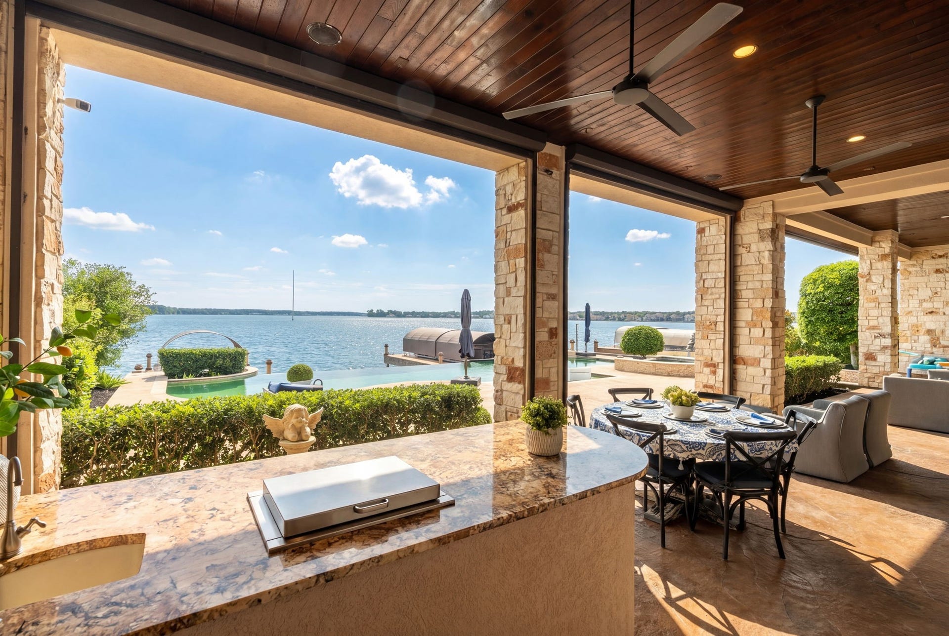 SPECTACULAR OPEN LAKE VIEWS