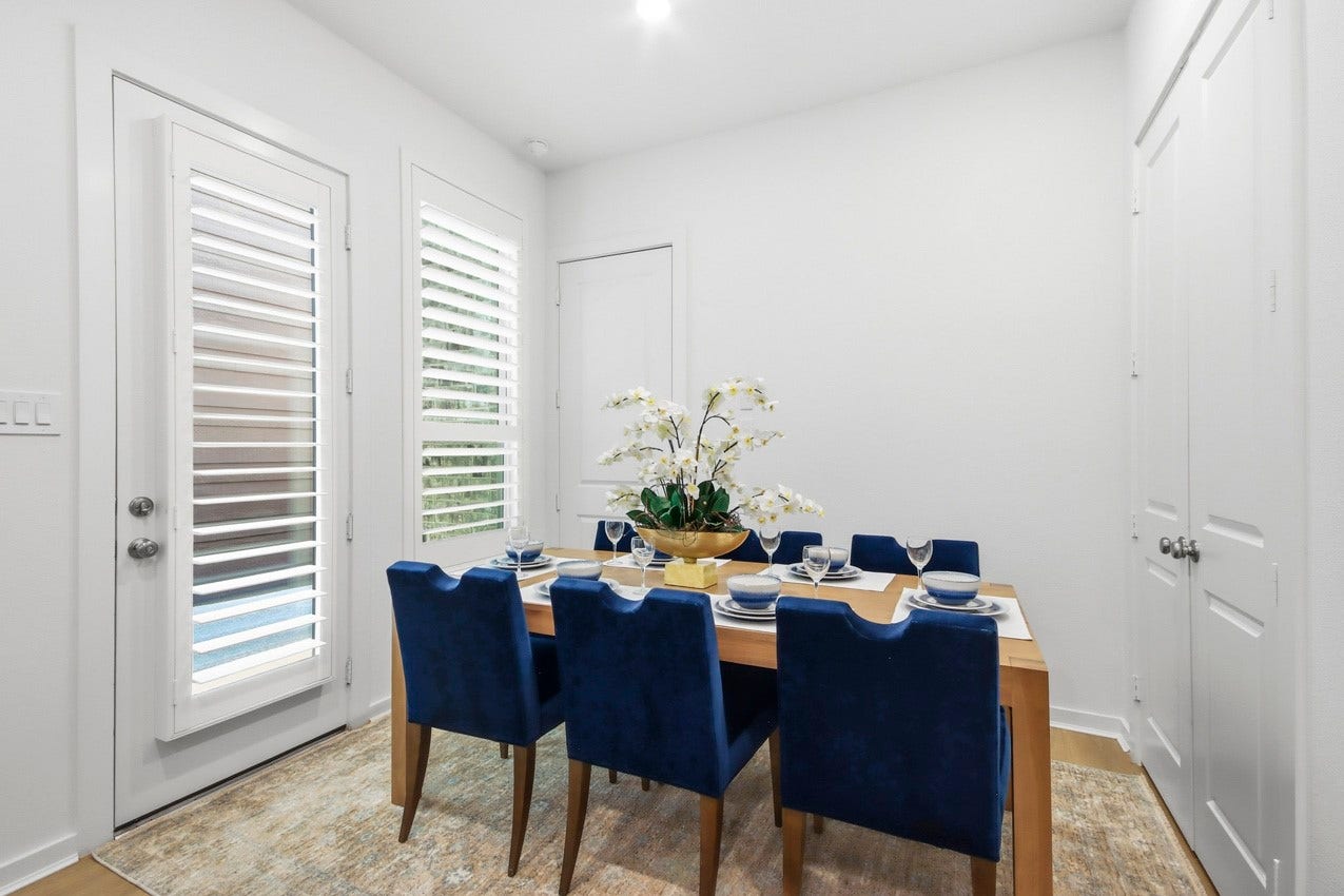 317 Fields Lane, Montgomery, TX 77316 Dining Area - Virtually Staged