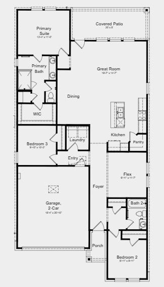 18319 Maroon Harbor Way, Crosby, TX 77532 Additional Highlights Include: Extended LVP flooring at flex.