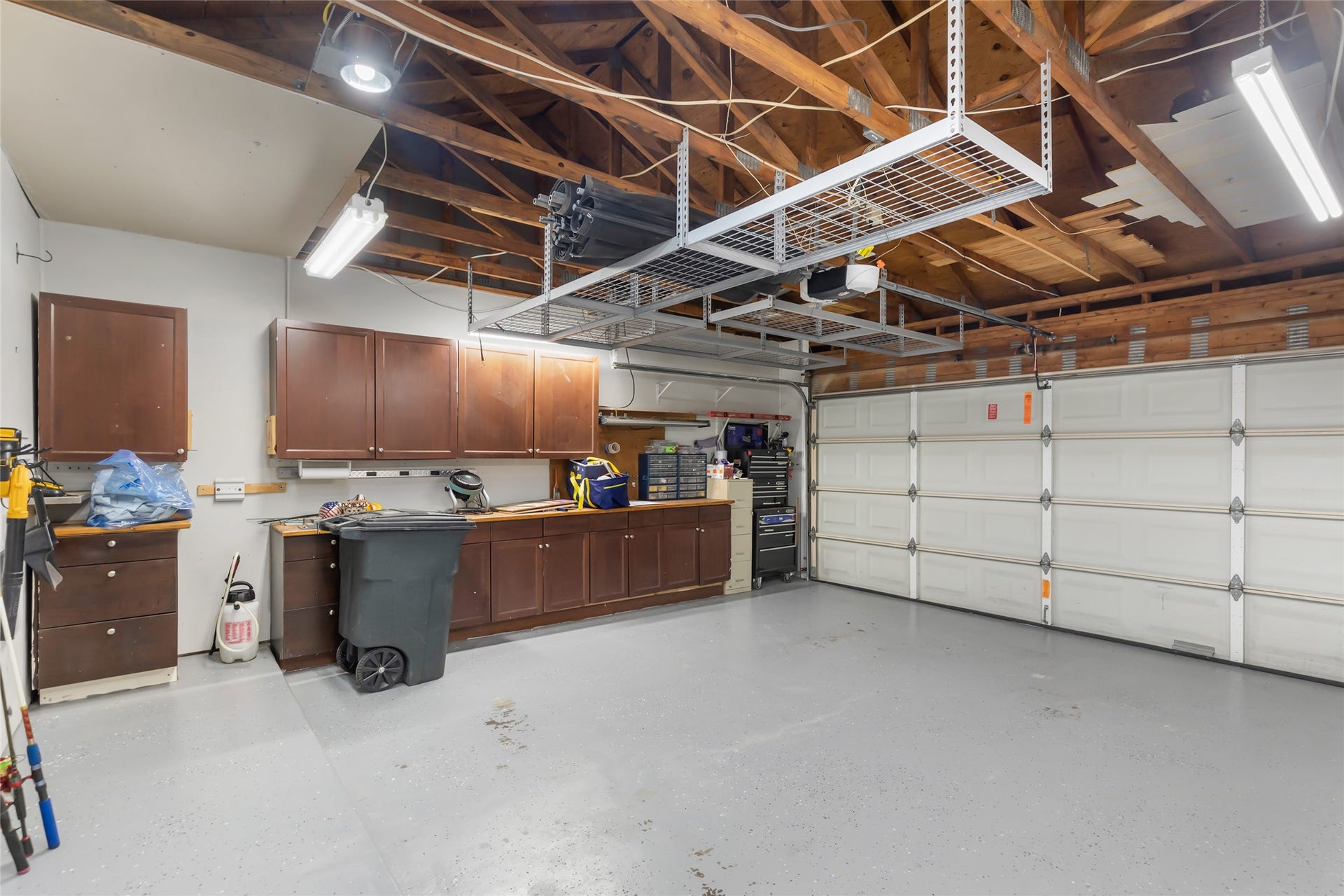 4210 Valley Glade Drive, Kingwood, TX 77345 Garage interior
