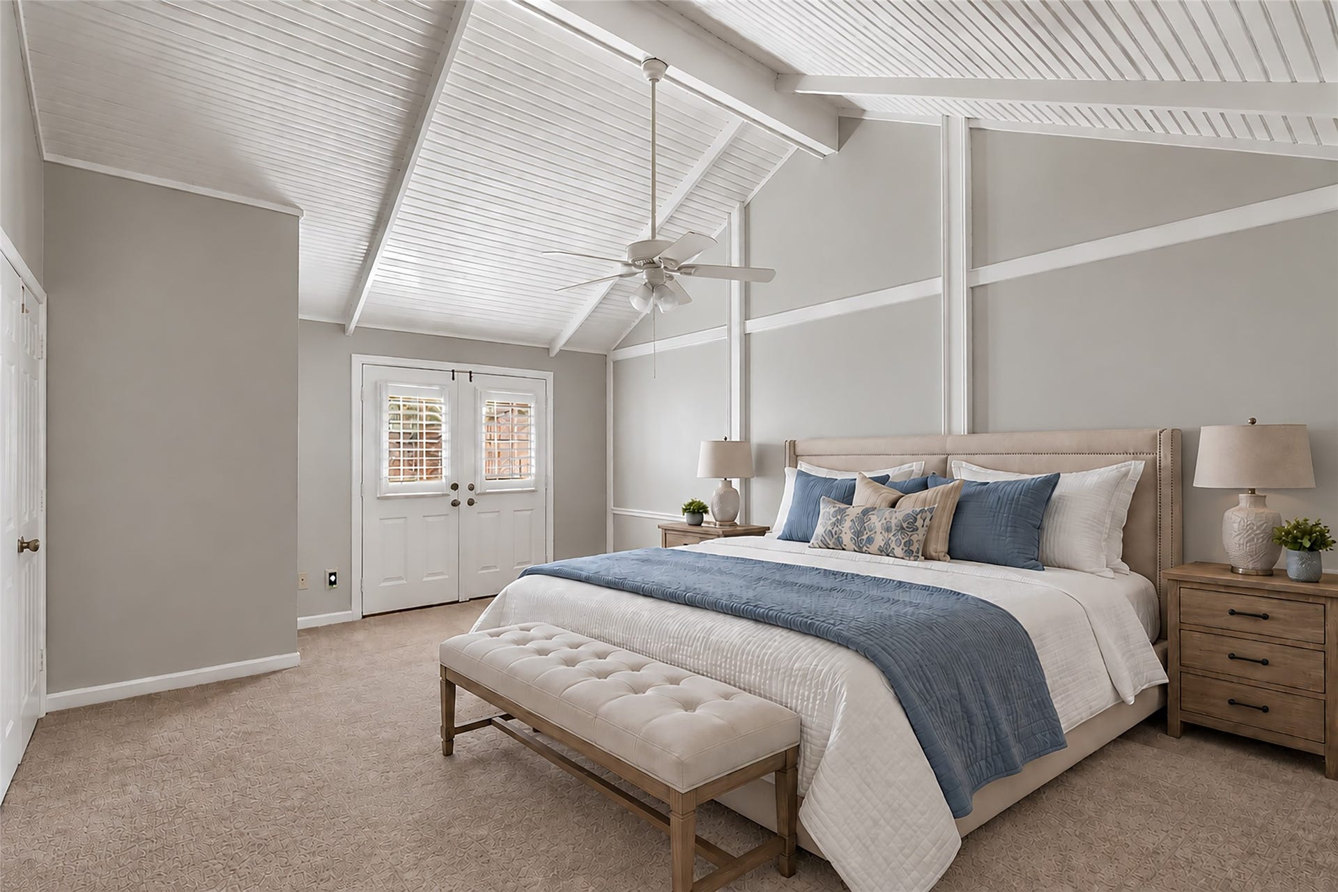 4210 Valley Glade Drive, Kingwood, TX 77345 Primary Bedroom - This picture has been virtually staged