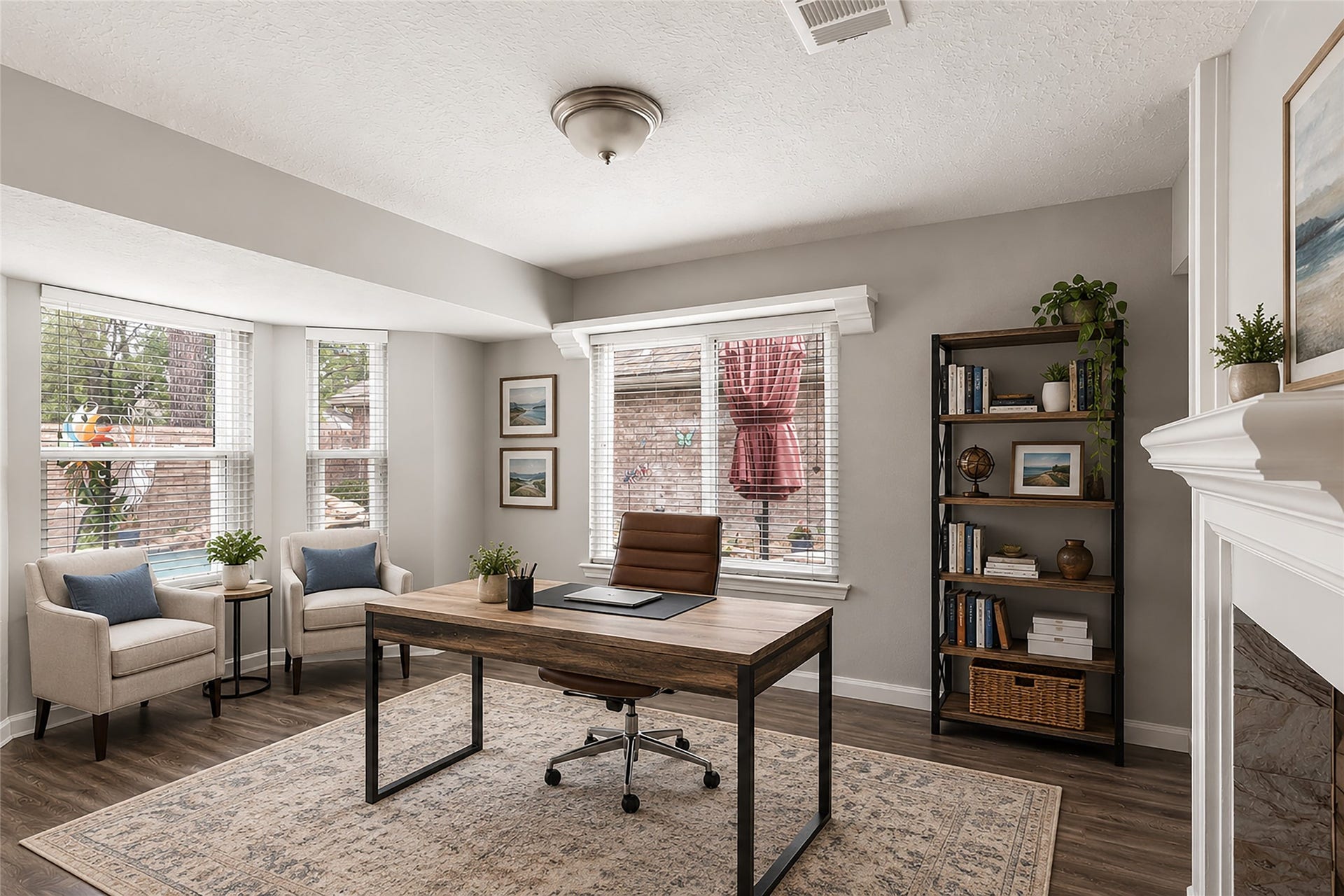 4210 Valley Glade Drive, Kingwood, TX 77345 Study - This picture has been virtually staged