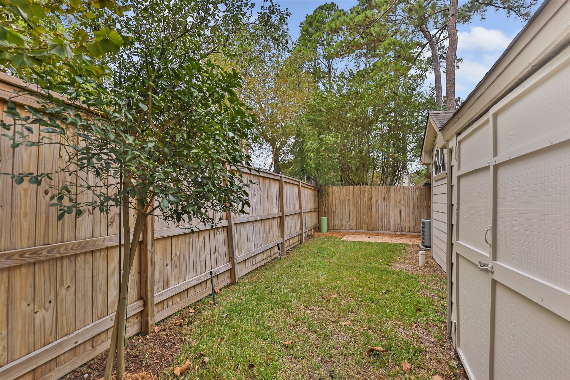 4210 Valley Glade Drive, Kingwood, TX 77345 Back yard